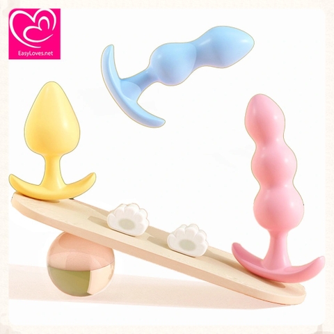 [Mã 54] Set 3 chiếc Butt plug silicone kích thích lỗ nhị