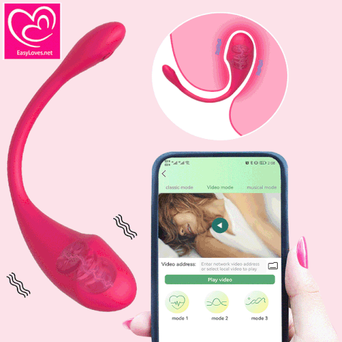 [Mã 71]Trứng rung tình yêu điều khiển qua App ĐT | Sạc tích điện
