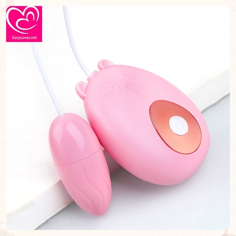 [Mã 85]Trứng rung 1 đầu hình gấu dễ thương| Pin ngoài 3A