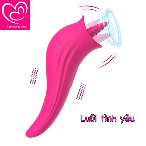 [Mã 45] Lưỡi liếm âm đạo 8 chế độ dễ thương | Sạc tích điện