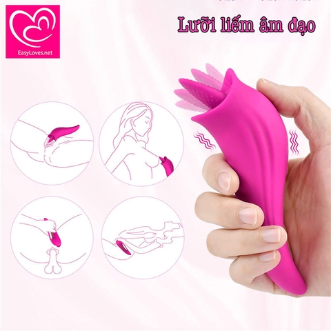 [Mã 45] Lưỡi liếm âm đạo 8 chế độ dễ thương | Sạc tích điện