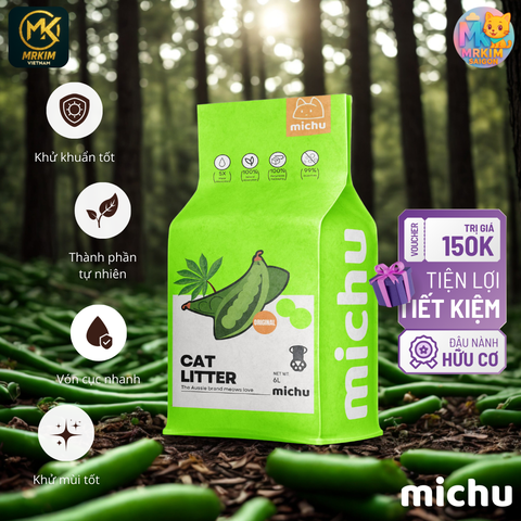 Cát Sắn Vệ Sinh Cho Mèo MICHU 6L