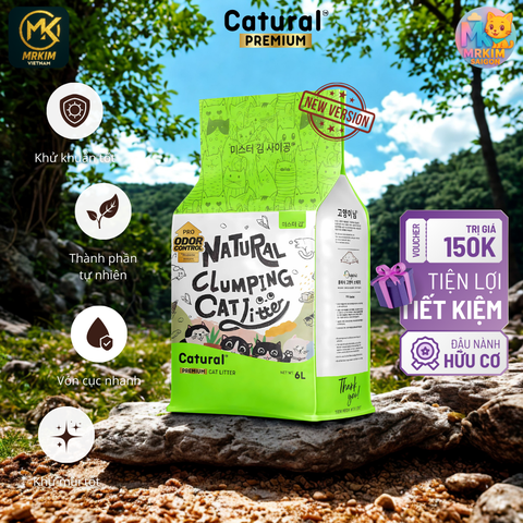 Cát Vệ Sinh Đậu Nành Catural 6L MrKim SaiGon