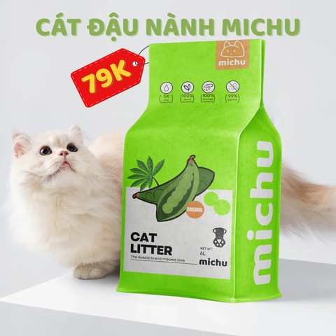 Cát Vệ Sinh Đậu Nành Michu 6L MrKim SaiGon