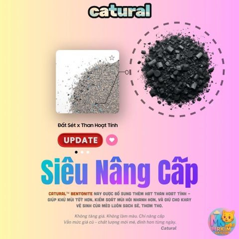 Cát Đất Sét Catural Hương Cà Phê Khử Mùi Mạnh 9L (3.8kg) – Vệ Sinh Mèo Thơm Lâu, Vón Cục Nhanh