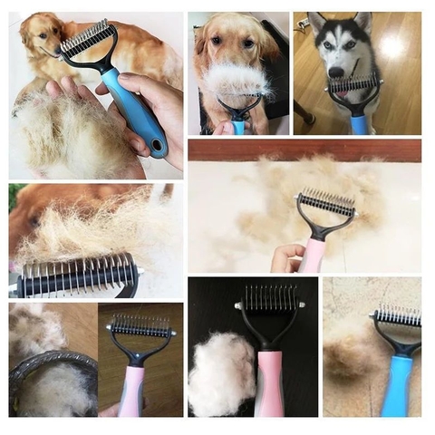 Lược Chải Lông Chó Mèo , Lược Chải Gỡ Rối, Loại Bỏ Ve, Bọ Chét, Giúp Lông Mượt Mà