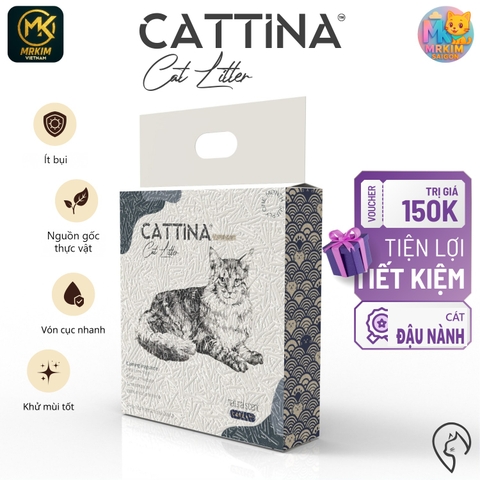 Cát Vệ Sinh Đậu Nành Cattina - Hương Coffee Macchiato 2kg
