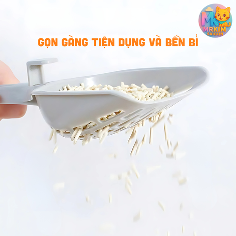 Xẻng Xúc Cát Vệ Sinh Cho Mèo Chất Liệu Nhựa Kích Thước 24*10cm