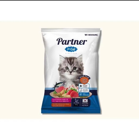 Hạt cho mèo Partners - ￼[400GRAM - 1500 GRAM] HẠT CHO MÈO PARTNER - CÓ CHỨA HỒNG SÂM, CẢI THIỆN SỨC KHỎE TOÀN DIỆN CHO MÈO