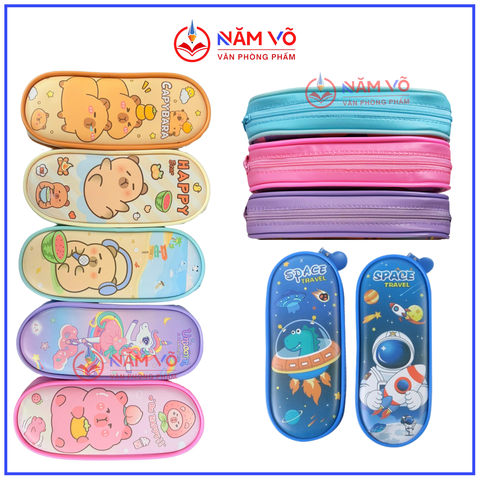 Ví Bút Da Simili 1 Dây Kéo BD-177 (30 Cái/ Lốc; 180 Cái/ Thùng)
