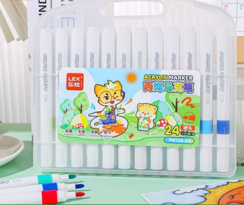Màu Acrylic Lex 128 (Thân Tròn, Ngòi Tù)