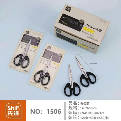 Kéo Cán Đen Shif 1506 (12 Cây/ Hộp; 40 Hộp/ Thùng)