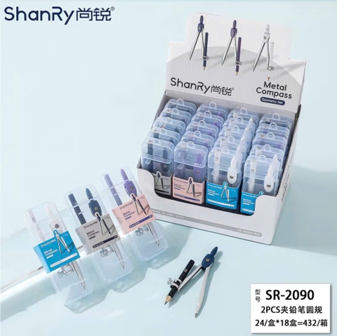 Compa Bút Chì Gỗ SR 2090 (24 Cái/ Hộp; 18 Hộp/ Thùng)