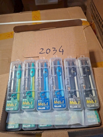 Compa Bút Chì Gỗ 2034 (24 Cái/ Hộp; 30 Hộp/ Thùng)