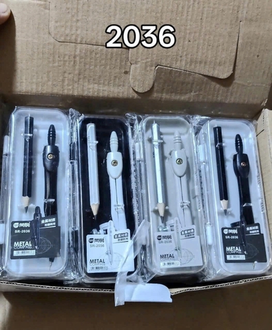 Compa Bút Chì SR 2036 (24 Cái/Hộp, 18 Hộp/Thùng)