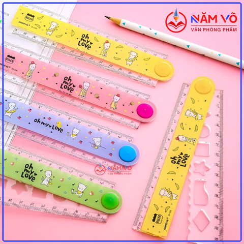 Thước Gấp 30cm AH2628 (40 Cây/Lon; 32 Lon/ Thùng)
