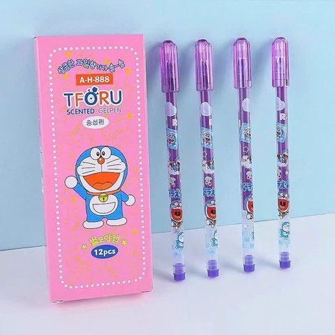 . Bút Gel Mực Nho Doremon TFORU; THORU AH888; GP1888 (12 Cây/Hộp; 12 Hộp/ Lốc; 192 Hộp/Thùng)