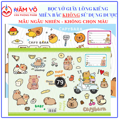 Bìa Bao Tập Kiếng Con Nai Màu và Hình (10 Tờ Cùng Loại/Bịch)