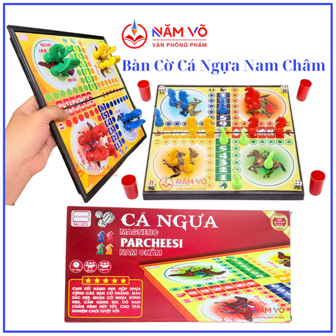 Bàn Cờ Cá Ngựa Aihao NAM CHÂM 28 x 28CM (Có Hộp Giấy Bên Ngoài) (60 Hộp/Thùng) No.001
