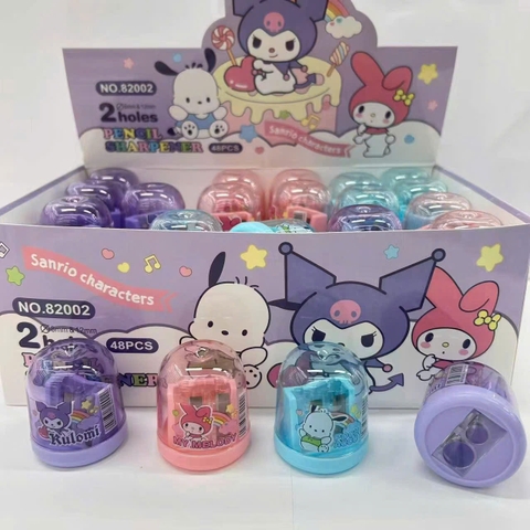 Gọt Bút Chì 2 Lỗ Sanrio 82002 (48 Cái/ Hộp; 30 Hộp/ Thùng)