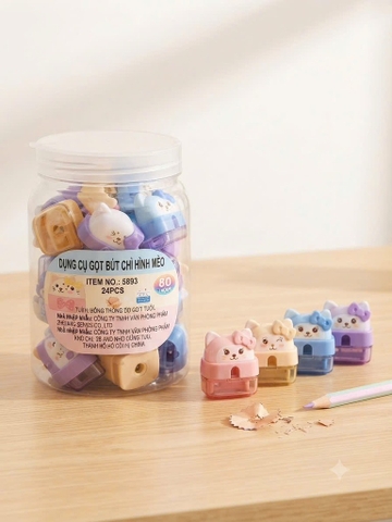 Gọt Bút Chì 1 Lỗ 5893 (28 Cái/ Hộp; 24 Hộp/ Thùng)