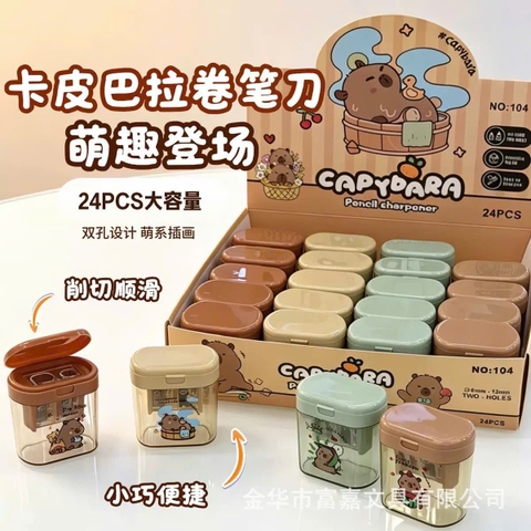 Gọt Bút Chì 2 Lỗ 104 (24 Cái/ Hộp; 60 Hộp/ Thùng)