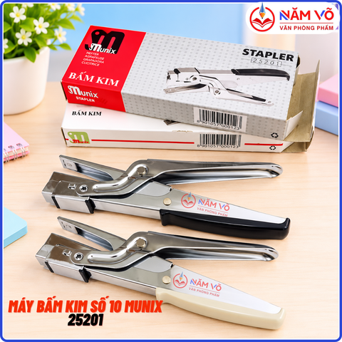 Munix - Máy Bấm Kim Munix Số 10 Ấn Độ 25201 (10 Cái/ Hộp; 12 Hộp/ Thùng)