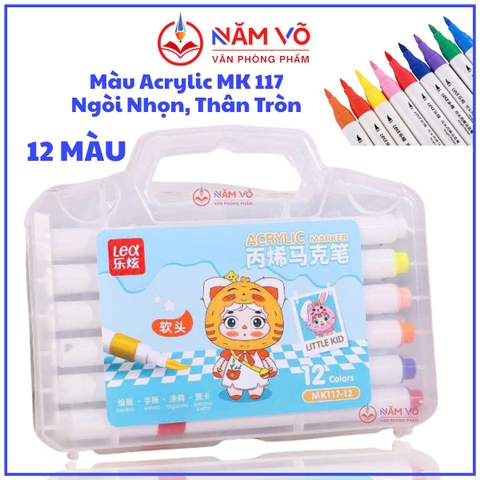 Màu Acrylic Lex 117 (Ngòi Nhọn, Thân Tròn)