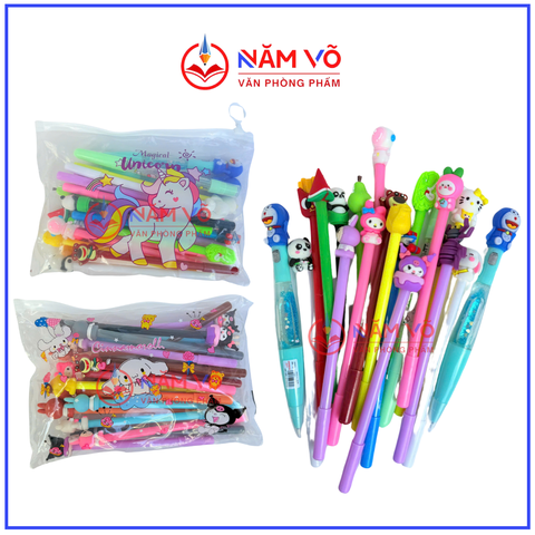 Bút Gel Đầu Thú (20 Cây/Bịch; 25 Bịch/Hộp; 100 Bịch/Thùng)