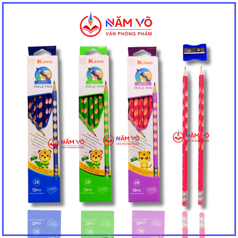 . Bút Chì Định Vị King K-8810; SL 8811; 6028 ; 8812 (12 Cây/Hộp; 24 Hộp/Lốc; 10 Lốc/Thùng)