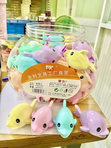 Chuốt Kiểu Hình Con Cá Heo FK1706 (48 Cái/Lon; 36 Lon/Thùng)