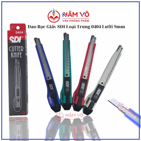 Dao Rọc Giấy SDI Trung 0404 (12 Cây/Hộp; 50 Hộp/ Thùng)