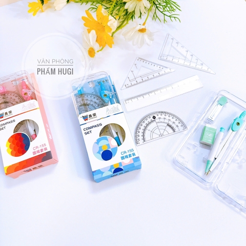 Compa Bộ Nhỏ CR 155 (12 Cái/ Hộp; 24 Hộp/ Thùng)