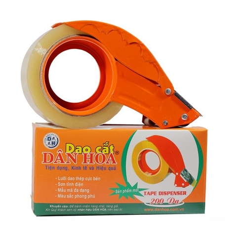 DH - Dao Cắt Băng Keo Cầm Tay Dân Hoa Bằng SẮT 200Da (112 Cái/ Thùng)