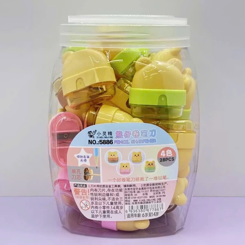 Gọt Bút Chì 1 Lỗ 5886 (28 Cái/ Hộp; 24 Hộp/ Thùng)