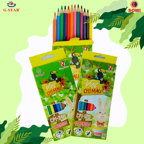 G-Star Bút chì màu dẻo vỏ nhựa CP1