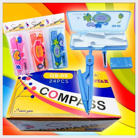 G-Star Compa bút chì bấm GS-05 (24 Bộ/Hộp; 18 Hộp/ Thùng)