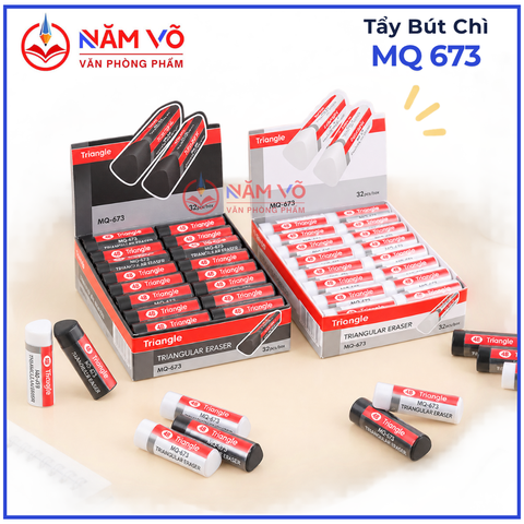 Gôm MQ 673 (32 Cái/ Hộp; 36 Hộp/ Thùng)