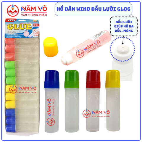 Win Q Keo Dán Giấy Dầu Lưới 25ml GL06 (12 Chai/ Lốc; 40 Lốc/ Thùng)
