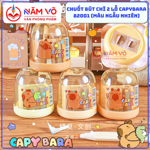 Gọt Hộp 2 Lỗ CapyBara 82001 (48 Cái/Hộp, 30 Hộp/Thùng)