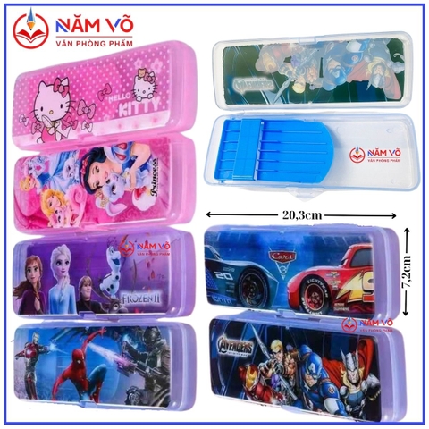 Hộp Đựng Bút Nhựa Trong Rẻ 0233, 5318, 5310, 5330, 5317, 0053, 0253 (192 Cái/ Thùng)