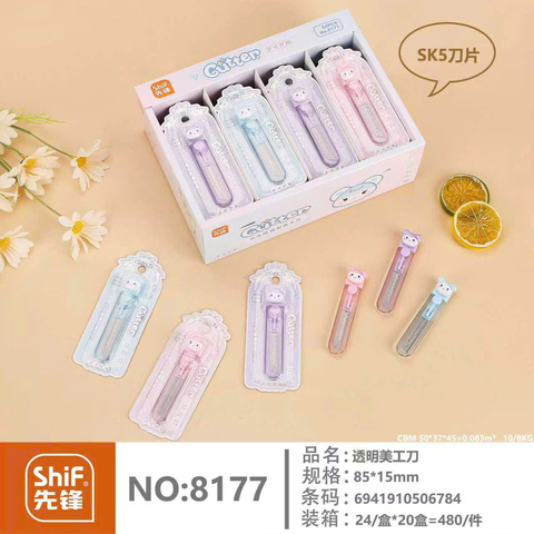Dao Rọc Giấy Vĩ Shif 8177 (24 Cây/Hộp; 20 Hộp/Thùng)