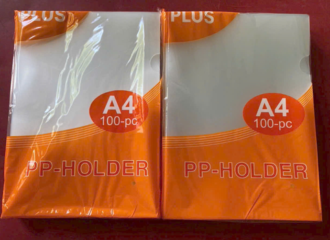 PLUS - Bìa nhựa A4 trắng 0.2mm (file 161 HO Pluss) 88-V11