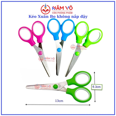 Kéo Xuân Bo KHÔNG NẮP LOẠI 1 902B (24 Cây/Hộp; 30 Hộp/Thùng)