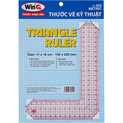 Win Q Thước L505 (10 Cây/ Hộp; 5 Hộp/ Lốc)