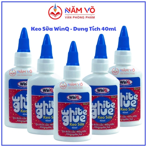 Win Q Keo Sữa 40ml WG01 (12 Chai/ Lốc; 36 Lốc/ Thùng)