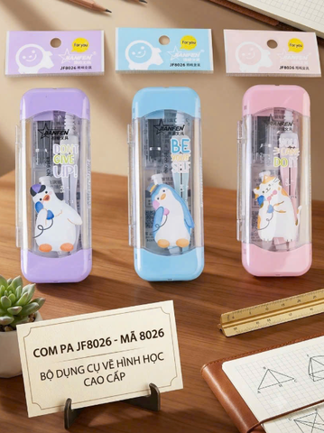 Compa Bút Chì Bấm 8026 (12 Cái/ Hộp; 30 Hộp/ Thùng)