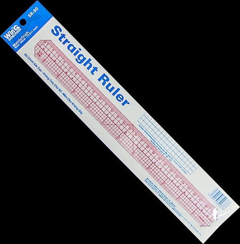 Win Q Thước Thẳng WinQ SR20 - 20CM (20 Cây/ Hộp; 5 Hộp/ Lốc)