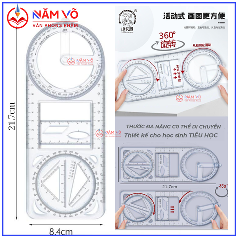 Thước Đa Năng Bộ Aihao 3306 (48 Cái/ Hộp) (432 Cái/ Thùng)