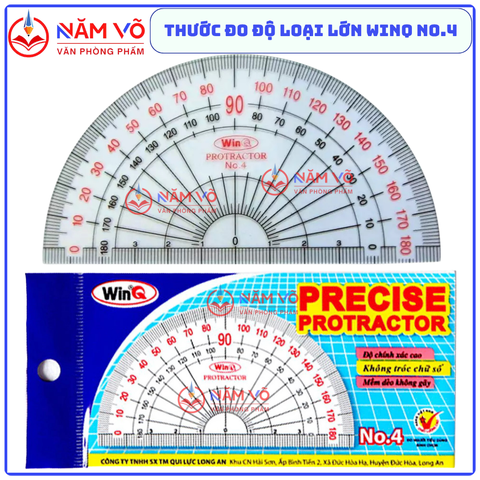 Win Q Thước Dẻo Đo Độ Loại Lớn Số 4 No4 (50 Cây/Hộp; 30 Hộp/ Thùng)